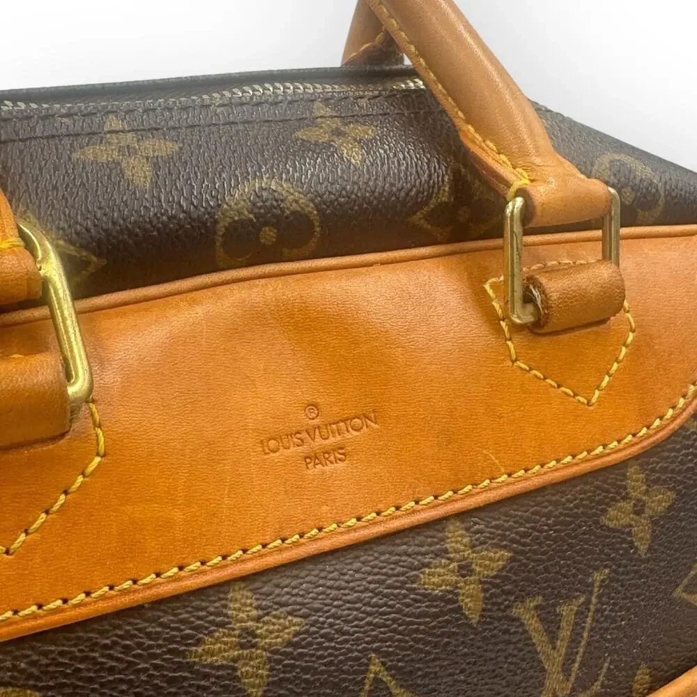 Monogram Deauville Handbag Boston Bag LV Satchel Made in France